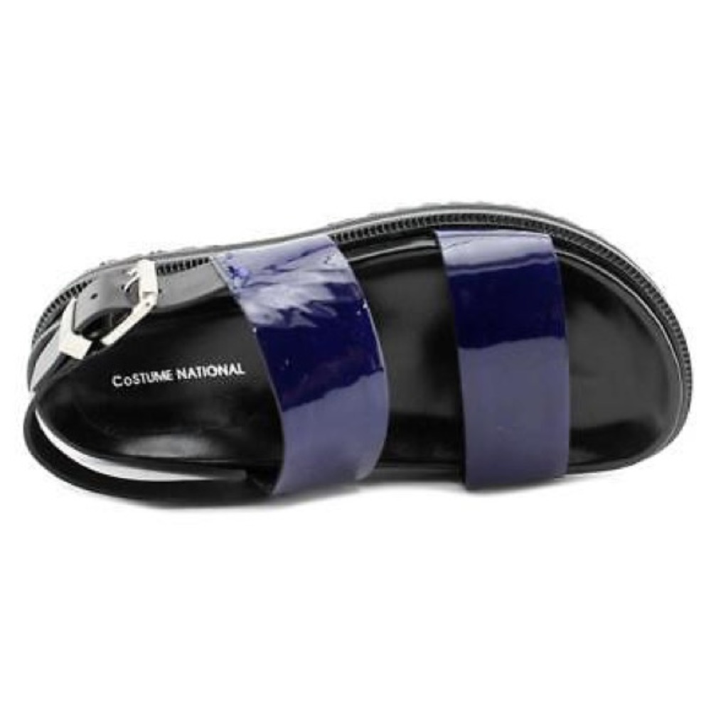 Costume National Deep Blue Sandals Brand New